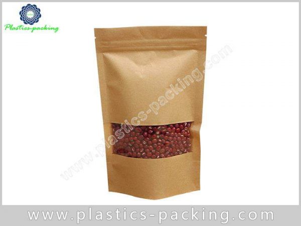 200g Food Grade Kraft Paper Ziplock Bags Manufactur 279