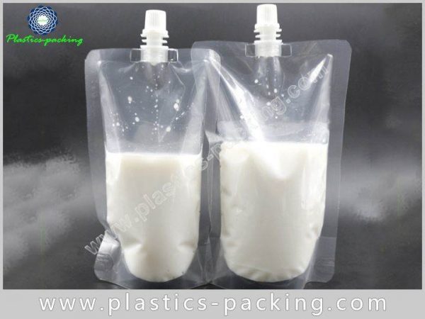 200ml Transparent Beverage Spout Pouch Manufacturers and y 515