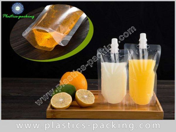 50 250ml Clear Spout Liquid Bag Manufacturers and S 529