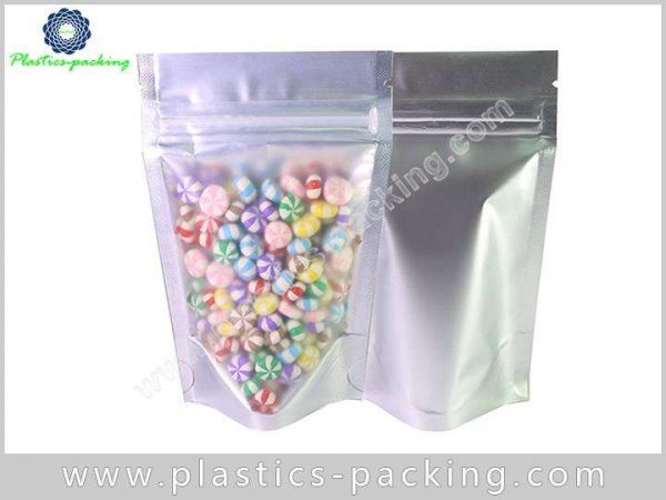 Aluminum Foil Stand Up Packaging Bag With Zipper yy 0129