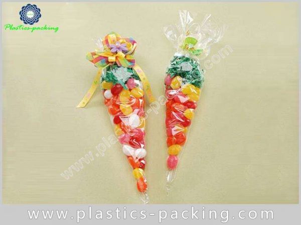 BOPP Clear Cellophane Cone Shaped Treat and Favor y 150