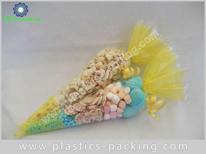 Candy and Popcorn Cone Shape Bags 60 Micron 142