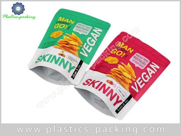 Clear Mylar Stand Up Pouches With Zipper Manufactur 568