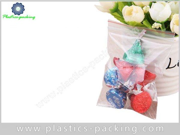 Clear PE Recloseable Bags 16Mil Thickness Resealable Zipper Poly Bags 9Colours Printing 9