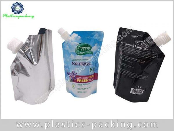 Clear Spouted Stand Up Juice Pouches Manufacturers 428