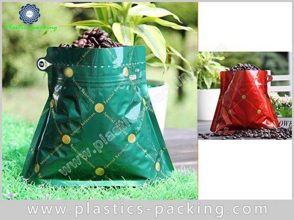 Custom Printed Wholesale Stand Up Zipper Coffee Bag 464