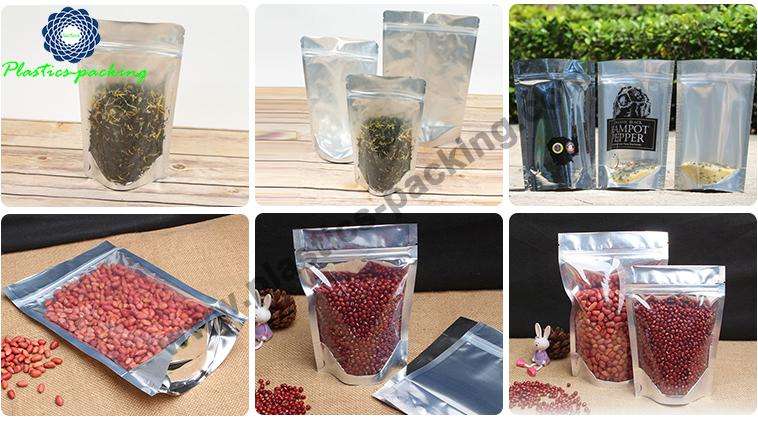 Customized 150g Tea Foil Lined Ziplock Bags for yyt 0369