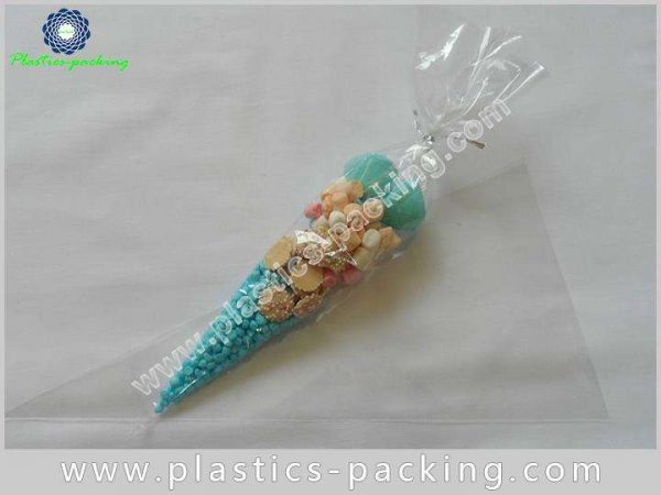 Customized BOPP Cone Shape Bags for Cookies Food yy 113