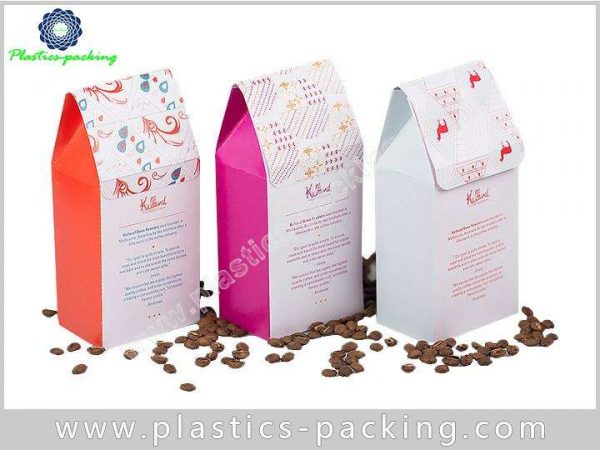 Foil Plastic Coffee Bags Stand Up Zipper Pouches yy 419