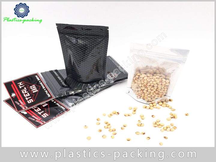 Food Grade Plastic Food Bag Resealable Self standing yythk 0517