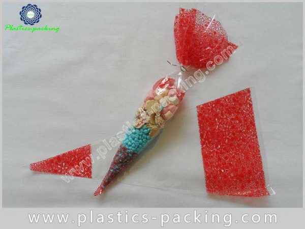 Gift Packing BOPP Cone Bags 30my Cone Cellophane yy 084