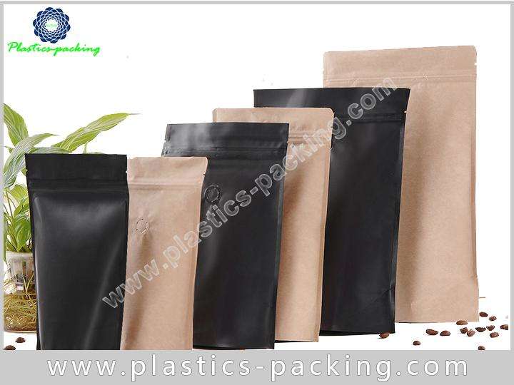 Laminated Stand Up Ziplock Coffee Pouch Custom Prin 257