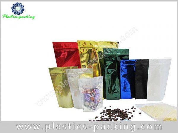 Moisture Proof Plastic Silver Ziplock Bag Plastic F 0815