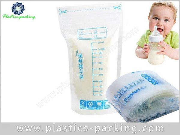 OEM Plastic Zipper Breast Milk Fresh Storage Bag yy 041