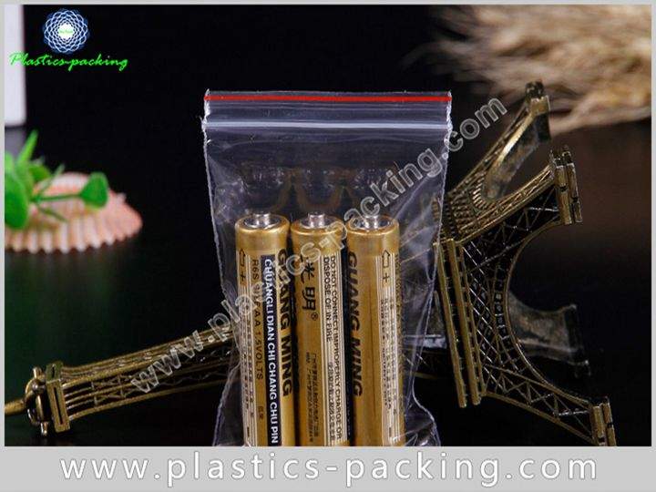 PE Re Sealable Poly Zipper Bags 2 Mil Reclosable With Hang Hole Plastic Bags 1