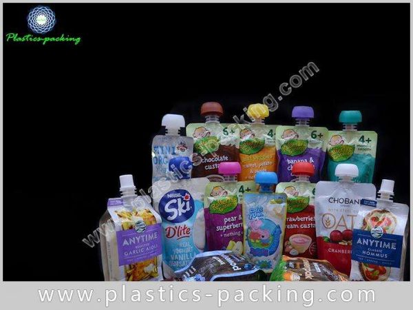 Plastic Beverage Spout Pouch Stand Up Juice yythk 157