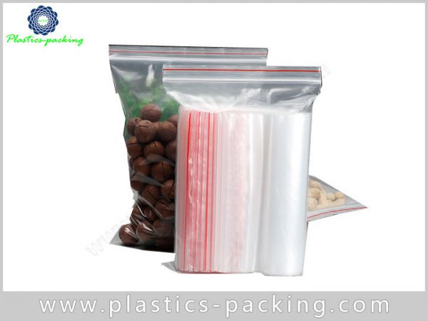 Reclosable Polyethylene Packaging Bags 5W X 8L 4mil Clear PE Reclosable Bags 3
