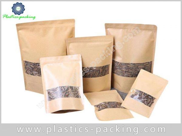 Rectangular Window Kraft Paper Bag Manufacturers and yythk 054