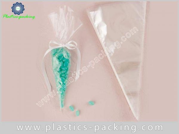 Small Cone Shaped Plastic Bags OPP Cello Cone yythk 011