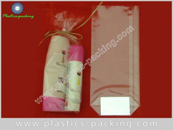 Transparent OPP Block Bottom Cellophane Bags with F 027