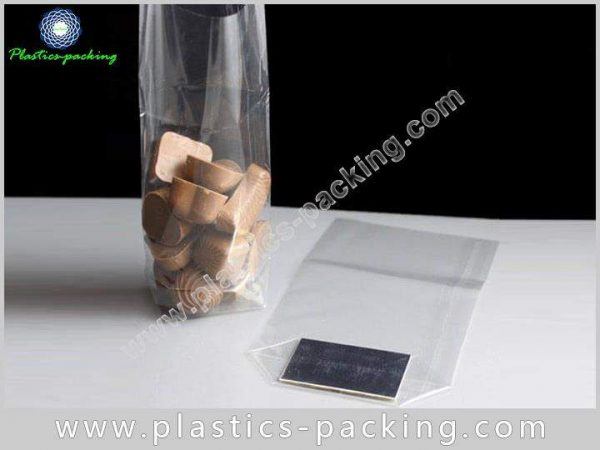 Transparent OPP Block Bottom Cellophane Bags with F 029