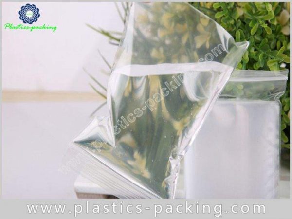 Transparent Plain Reclosable Ziplock Bags PE Zipper Bags For Packing Small Items 6