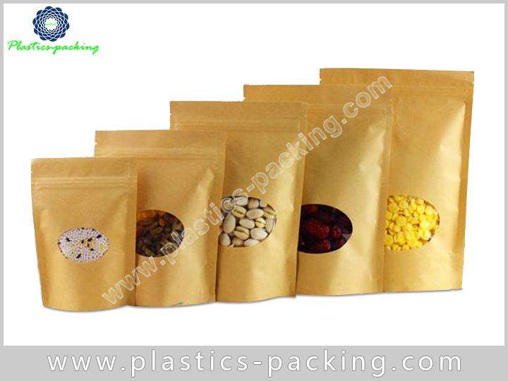 With Oval Window Kraft Paper Pouch Manufacturers an 001